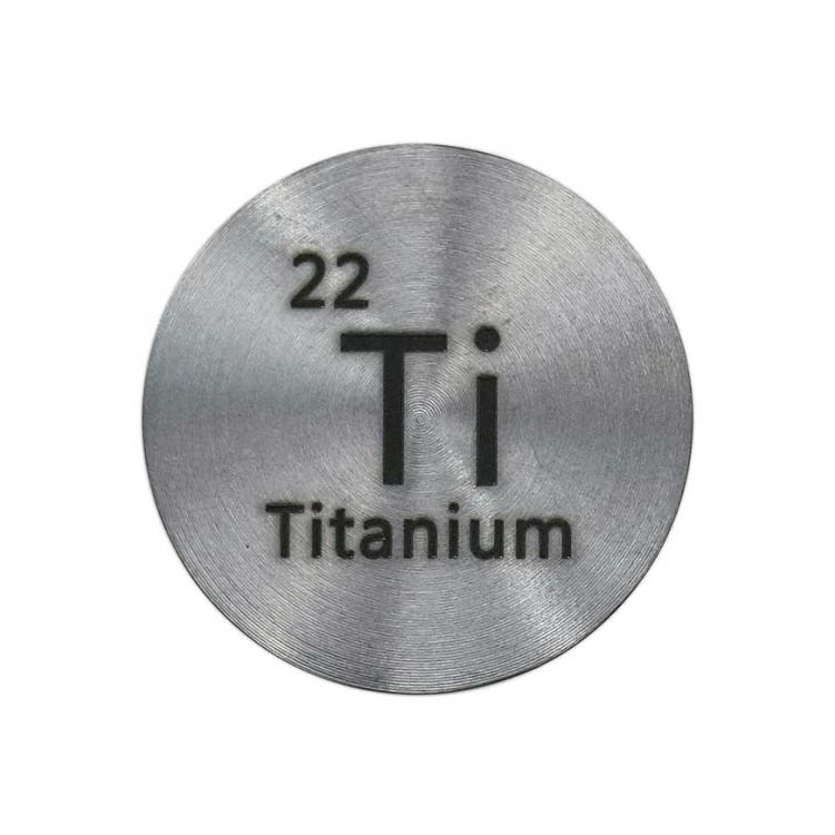 Best High Pure 99.8% titanium grade 7 rounds sputtering targets ti ...